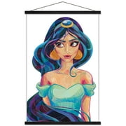 Disney Princess - Jasmine - Stylized Wall Poster with Magnetic Frame, 22.375" x 34"