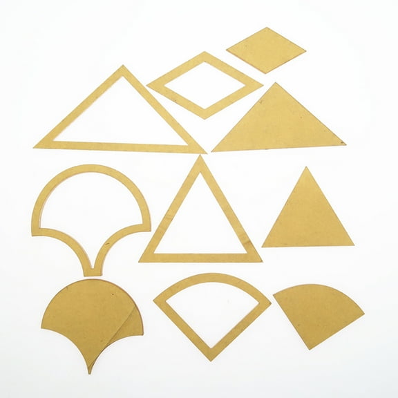 HINTRMENT 27Pcs Quilting Tool Set for DIY Handmade Crafts with Different Style Patterns Plastic Material 11.8x5.9x1.2in