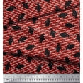 thumbnail image 3 of Soimoi Red Rayon Fabric Penguin Ocean Decor Fabric Printed Yard 56 Inch Wide, 3 of 3