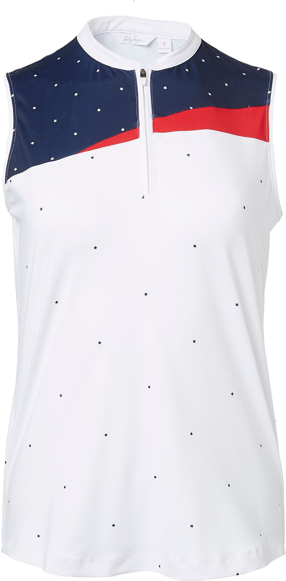 lady hagen women's usa sleeveless golf dress