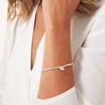 thumbnail image 3 of Katie Loxton A Little Lucky Elephant Silver Women s Stretch Adjustable Charm Bangle Bracelet, 3 of 6