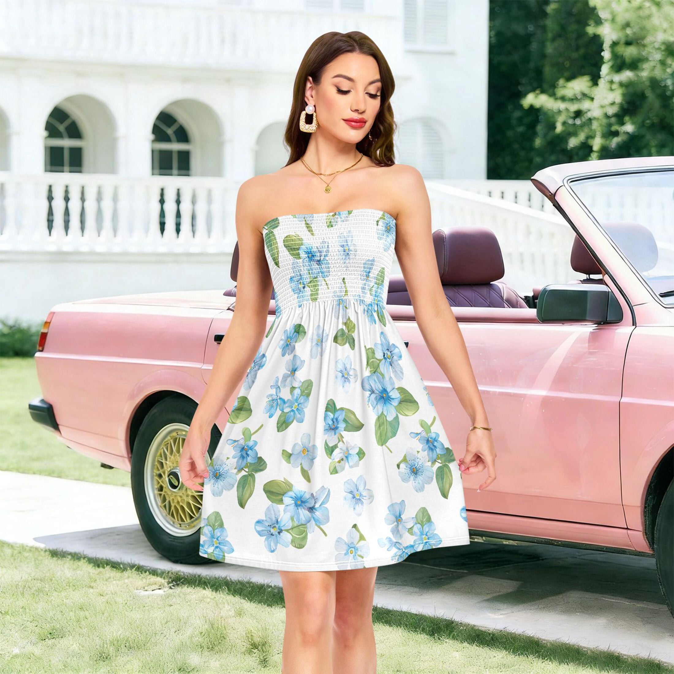 Kirablend Della Strapless A-Line Tube Sundress