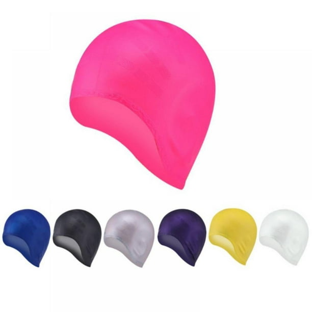 Bangus Silicone Long Hair Swim Caps - Durable Silicone Swimming Caps For Women And Swimmers Blue One Size Fits All