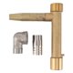 thumbnail image 2 of Llave De Válvula De Entrada De Agua, Llave De Válvula De Acoplamiento Rápido De Rosca Macho G1 Eficiente De Alta Resistencia Para Granja Para Exteriores, 2 of 8