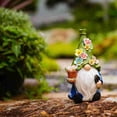 thumbnail image 4 of Estatua solar WDOplteas de jardín gnomos con luces LED, 4 of 9