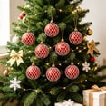 thumbnail image 5 of 6Pcs Christmas Ball Ornaments Set, 2.36 Inch Shatterproof Plastic Xmas Tree Baubles, Holiday Hanging Decor for Christmas Tree Wreath Party, 5 of 9