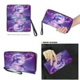 thumbnail image 4 of ZUXONGSY Sea Dolphin Moon Print Wallet and Purse Set Top Handle Handbag with Wristlet Wallet Set Lightweight Leather Tote Bag Hobo Bag with Purse for Women, 4 of 4