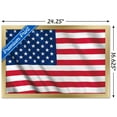 thumbnail image 3 of The United States Of America - Flag 16.5" x 24.25" Framed Poster, by Trends International, 3 of 3