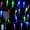 Multicolor, variant on Solar Icicles String Lights Outdoor Waterproof 23FT 50 LED Ice Sickle Lights 8 Twinkle Modes USB Rechargeable Fairy Lights for Garden Trees Yard