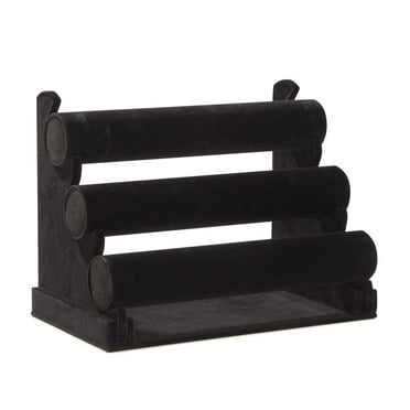 3 Tier Bracelet Display Stand Watch Holders Jewelry Bangle Rack Velvet