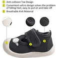 thumbnail image 2 of Baby First-Walking Shoes 1-4 Years Kid Shoes Trainers Toddler Infant Boys Girls Soft Sole Non Slip Cotton Canvas Mesh Breathable Lightweight TPR Material Slip-on Sneakers Outdoor, 2 of 6