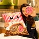 thumbnail image 2 of Almohada de felpa con diseño creativo de Donuts y patatas fritas, cojín de felpa suave con diseño de monstruos en una bolsa, 2 of 5