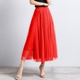 thumbnail image 3 of kpoplk Women's Tutu Tulle Bustle Skirt Elastic Waist Festival Party Skirt RD1,66, 3 of 4