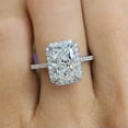 thumbnail image 2 of 925 Silver Ring Sprkly Cubic Zircon Women Elegant Party Ring Sz 6-10, 2 of 4