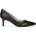 thumbnail image 2 of Naturalizer Women's Everly Pumps Black Leather 12WW, 2 of 5