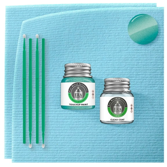 ERA Paints WA321M/03U - Aqua Green Metallic for PONTIAC Exact Match Touch Up Paint Jar - Essential Kit