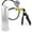 Black + Gauge, variant on LeLuv® Premium Ultima Penis Pump, Brass w/ Blue Silicone Grips & Hose | 9" x 2.125" Cylinder