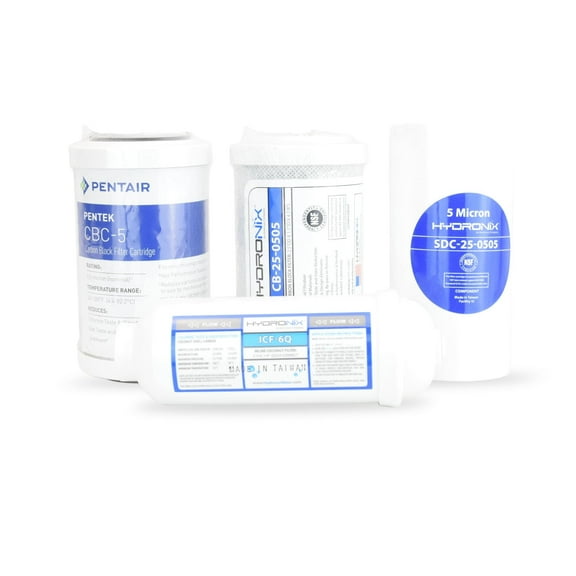 MINI-SET4 Replacement Filter Set for WECO MINI Reverse Osmosis Systems