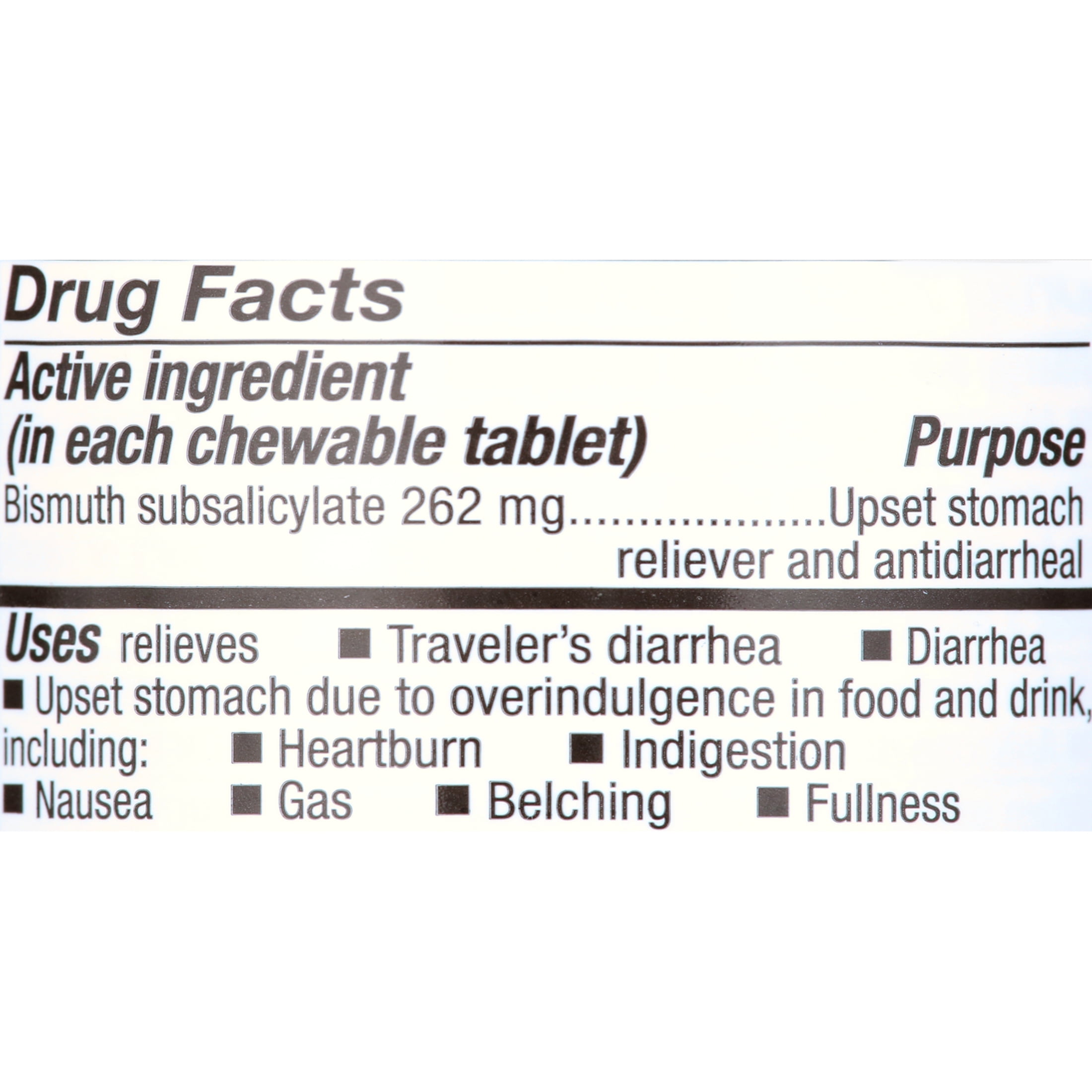 Equate Stomach Relief Chews, 24 Count