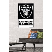 NFL Las Vegas Raiders - Logo 21 Wall Poster, 22.375 x 34
