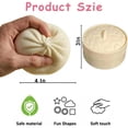 thumbnail image 4 of Giant Dumpling Putty, 4 Inch Jumbo Dumpling Stress Dough, Rainbow Mystery Putty Bun, Stress Relief Tool Decompression Dough for Adults, Anxiety Relief Fidget（pink Two-day delivery）, 4 of 5
