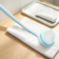 thumbnail image 4 of Shower Brush Long Handle Back Scrubber 16.54 Inch Soft Nylon Body Brush with Non-Slip Grip Blue Bath Accessory 1 Pack, 4 of 7