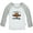 Long Gray Raglan T-shirt #B, variant on iDzn I Was Born A Cowgirl Funny T shirt For Baby, Newborn Babies T-shirts, Infant Tops, 0-24 Months Kids Graphic Tees Clothing