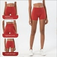 thumbnail image 4 of Women's high-waisted hip lift peach hip yoga pants three-quarter pants Sports shorts Fitness pants, 4 of 6