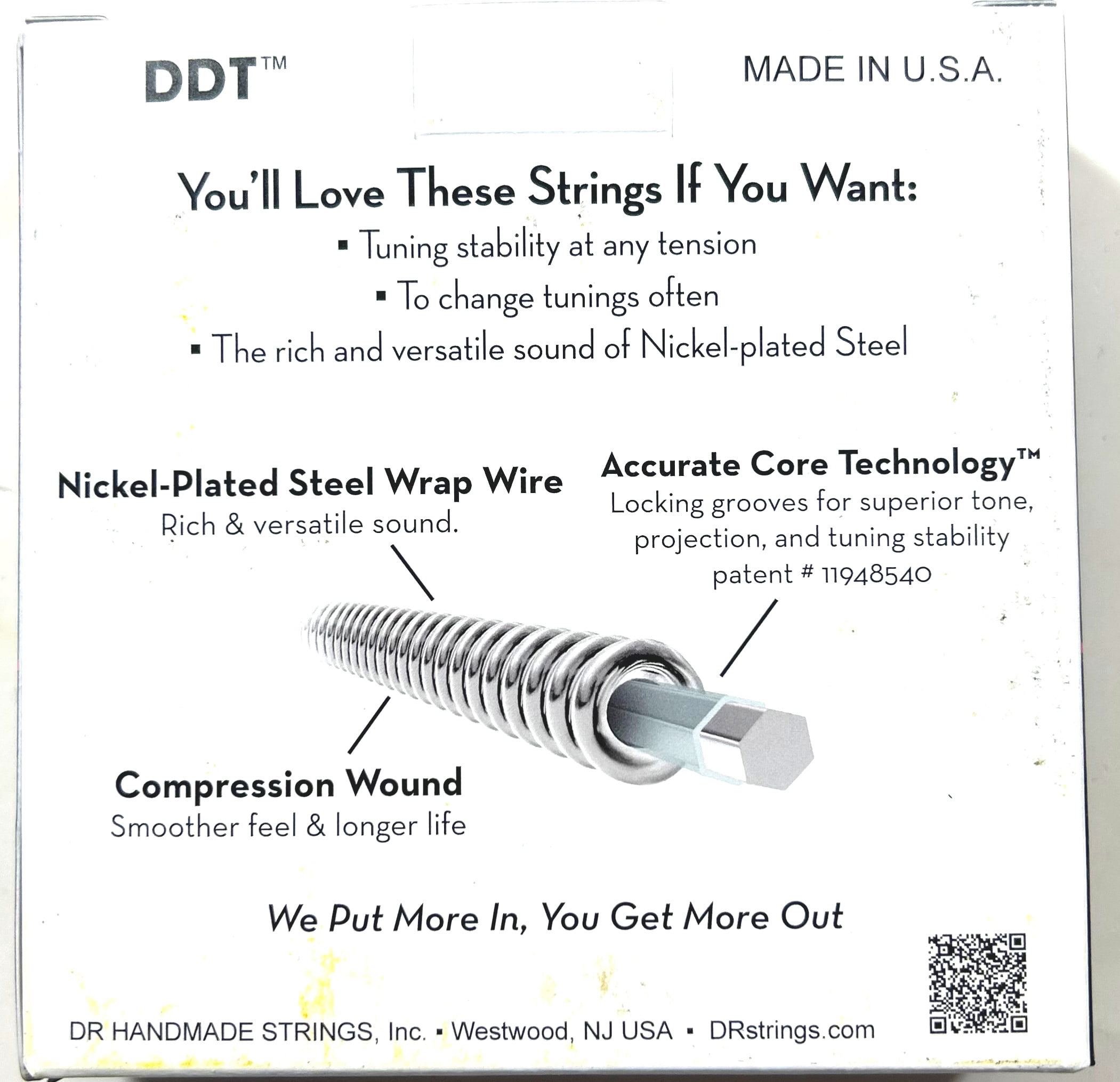 DR Guitar Strings 3 Sets Electric DDT Drop Down Tuning 13-65 Mega Heavy
