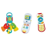 Winfun Baby Light 'N Sound 3Pc Set #003199 Phone, Remote and Keys For Ages 3 Months and up