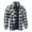Black, variant on Herrnalise Men Zipper Casual Fashion Thicken Lattice Turn-down Collar Jacket Coats Red