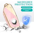 thumbnail image 5 of Key Fob Cover Compatible with BMW 2 3 5 7 Series X1 X5 X6 X7 iX i7 XM 2023-2025 Keychain Case Holder Protector,J-Pink, 5 of 6