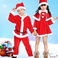 thumbnail image 5 of Conjunto de ropa roja de Papá Noel para niños y bebés, vestido rojo de fiesta, disfraz navideño, conjunto de Papá Noel, 5 of 5