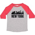 thumbnail image 3 of Inktastic New York Skyline Grunge Boys or Girls Toddler T-Shirt, 3 of 5