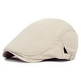thumbnail image 6 of Fashion Men Women Solid Color Causal Duckbill Cap Outdoor Sports Flat Beret Hat, 6 of 7