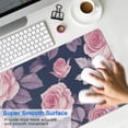 thumbnail image 4 of Long Mouse Pads for Desk,Pioneer Flower Floral Print Pattern Desk Mats on Top Of Desks, Desk Mouse Pad Extra Large with 3mm Non-Slip Base and Stitched Edge for Gaming,Office,Work,Home 35.4"x15.7", 4 of 6