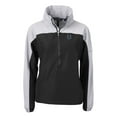 thumbnail image 2 of Women's Cutter & Buck Black Indianapolis Colts  Charter Eco Recycled Half-Zip Hooded Anorak Jacket, 2 of 3
