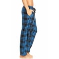 thumbnail image 6 of DARESAY Mens Microfleece Pajama Pants/Lounge Wear Pockets, Charcoal Red, Small, 6 of 6