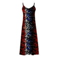 thumbnail image 5 of Teissuly Summer Dresses For Women Print Sleeveless Round Neck Dress Casual Dresses, 5 of 5