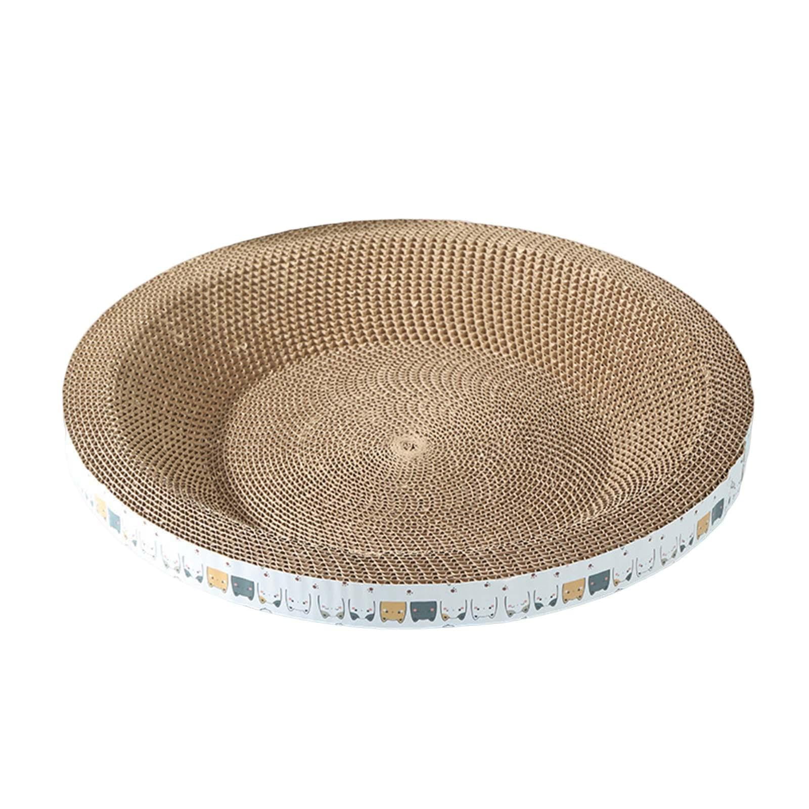 Cat Scratcher Mat Rug Scratch Pad Grinding Claw Toys Plate Furniture Protector Thicken Multifunction Chair for Carpets Sofas Indoor Cats , 40cmx40cmx9cm