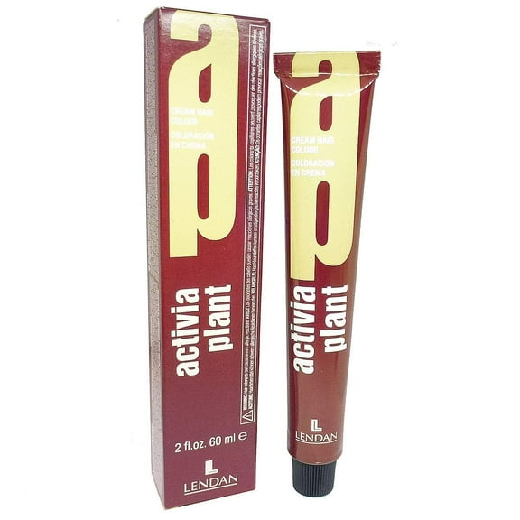 Lendan Activia Plant Cream Permanent Hair Color Cream 2.3oz - 5/00 Light Brown - Cataño Claro