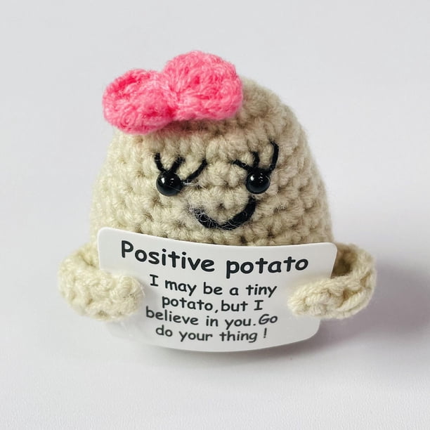 Mini Patatas Positivas con Tarjeta Positiva Regalos de Animación para Amigos
