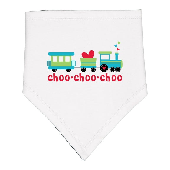 Inktastic Love Train Baby Bandana Bib