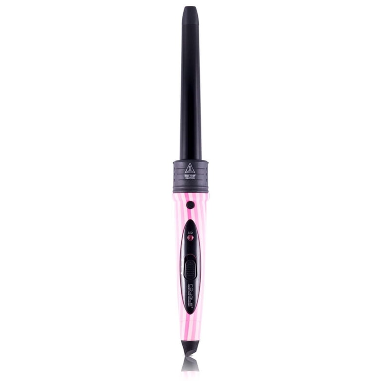 Flat Iron/Curling Wand Duet Set - Pink Stripes - Walmart.com display picture 1