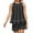 Black, variant on Curuila Two Piece Sets For Women Shorts Suit Solid Color Crew Neck Sleeveless Tank Top Breathable Outfit Set Black Size L