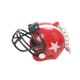 thumbnail image 2 of Llavero colgante bolsa colgante fútbol mini casco DIY regalo de cumpleaños llavero de coche llavero de coche para fanáticos de la graduación hombres rojo, 2 of 8