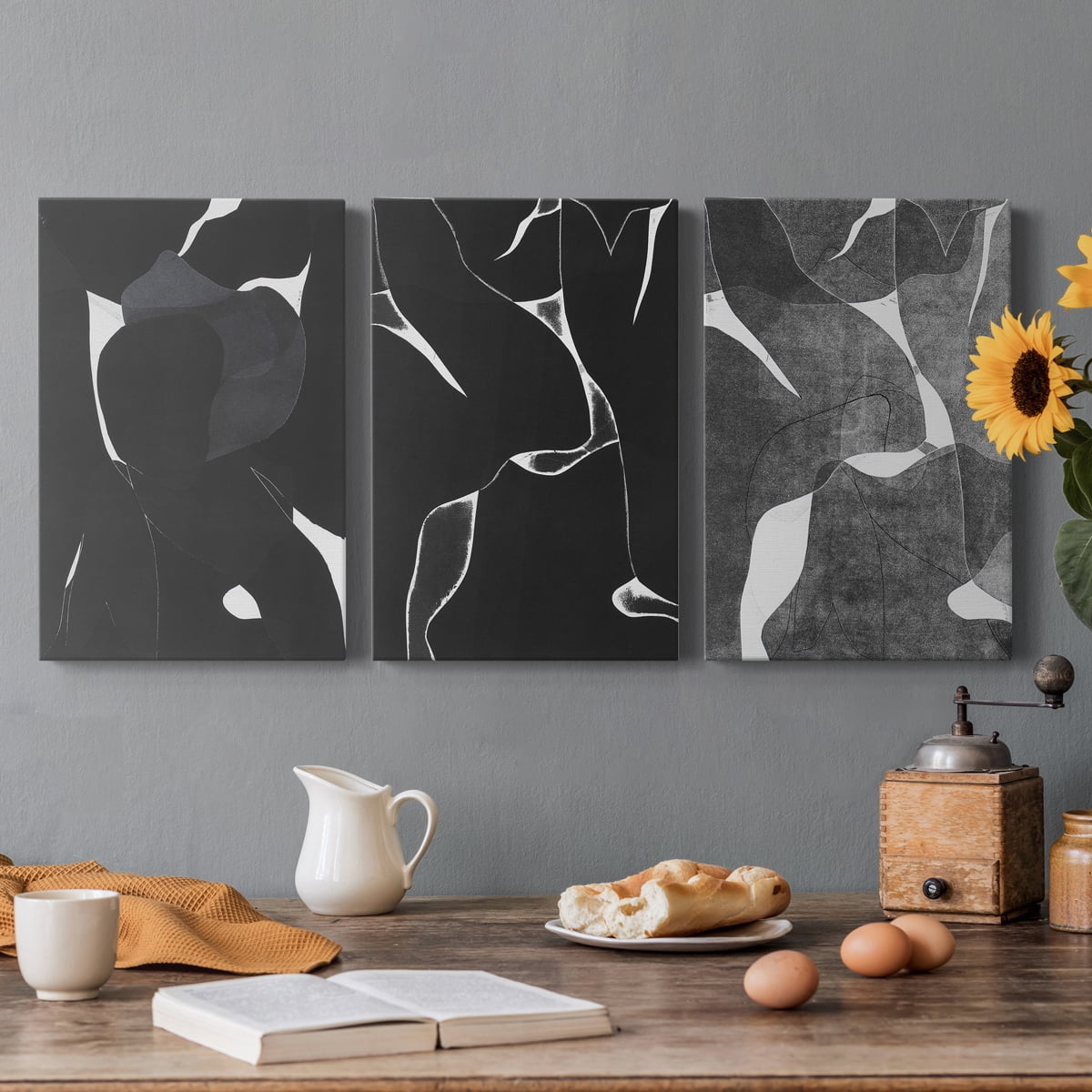 Night Bloom I Premium Gallery Wrapped Canvas - Ready to Hang - 32 x 48 Each