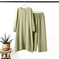 thumbnail image 2 of IDOPIP Muslim Abaya Dress for Women Long Sleeve Maxi Modest Dresses Middle East Islamic Arabian Robe, 2 of 8
