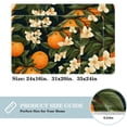 thumbnail image 2 of Tangerine Non-Slip Polyester Chair Mat Kitchen Rug Office Mat Machine Washable, 2 of 6