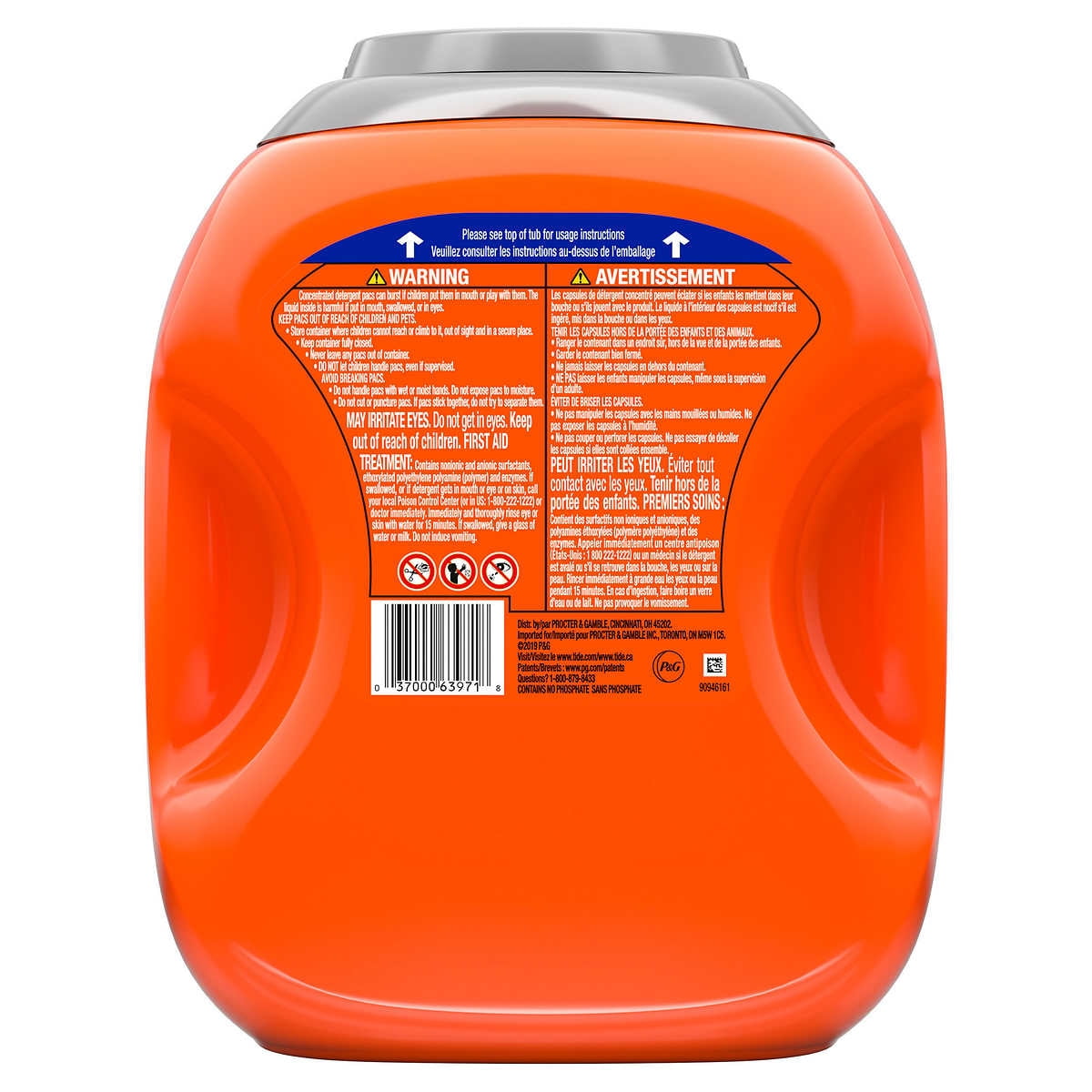 Tide Pods with Ultra Oxi HE Laundry Detergent Pods 104 Count